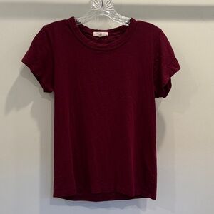 Rag & Bone Dark Red Tee